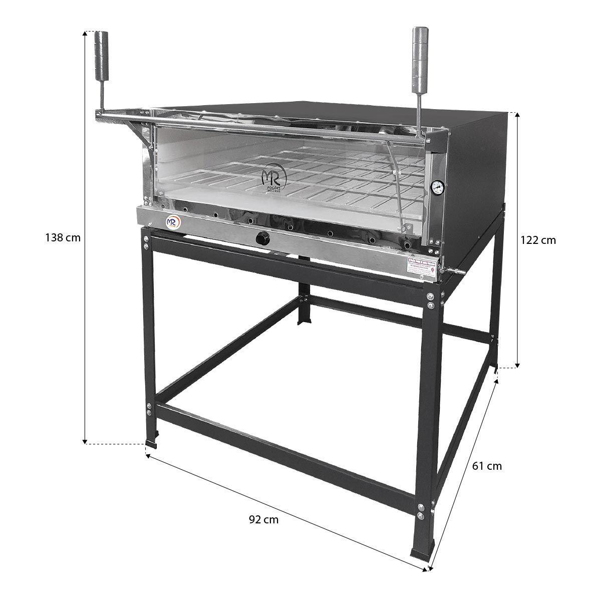 Forno de Lastro a Gás 80x60 - MR Médio - Imagem 2