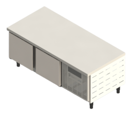 Refrigerador Horizontal Baixo c/ Portas ou Gavetas