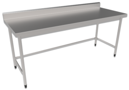 Mesa de Encosto Lisa Contraventada